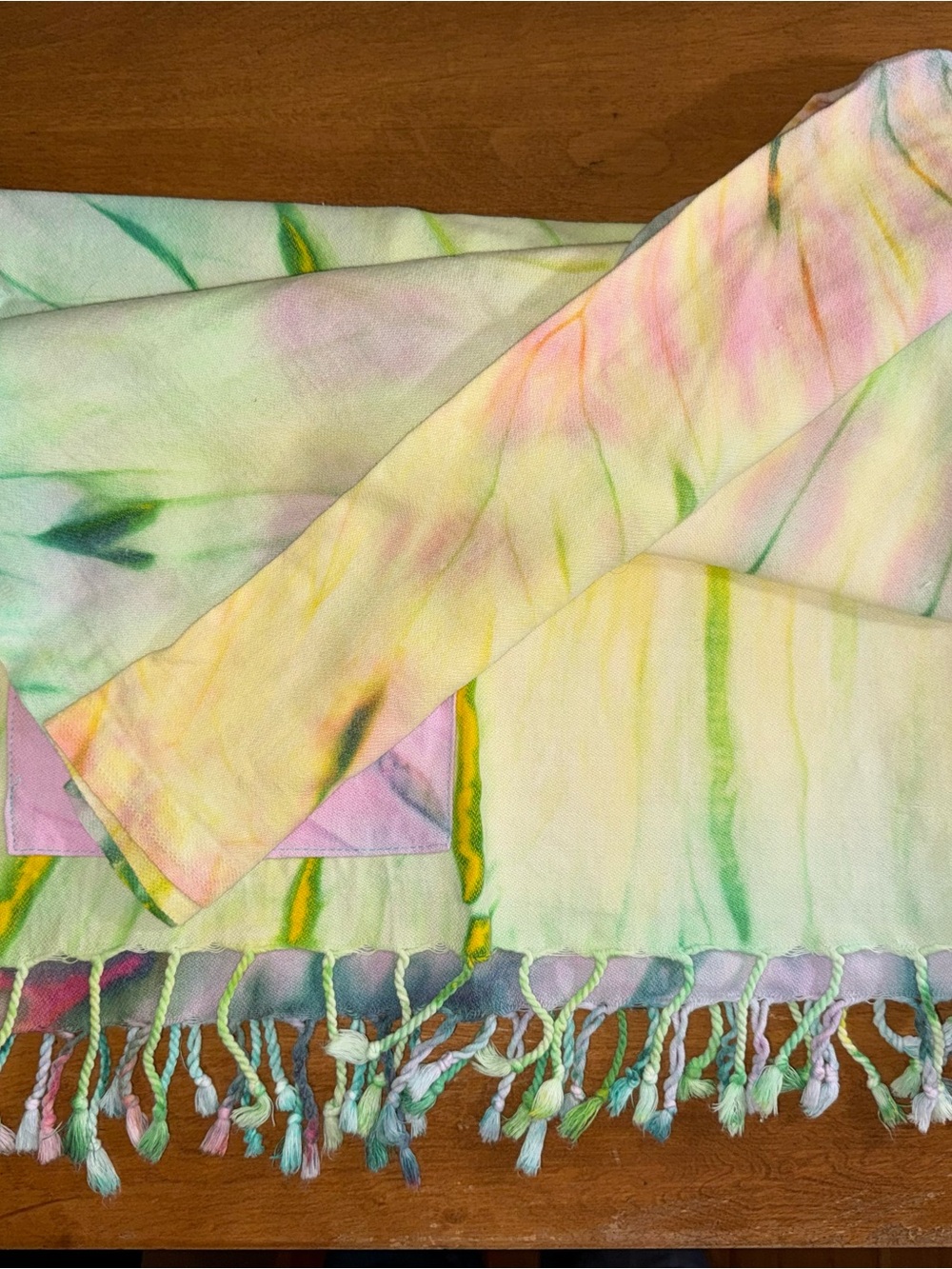🌈 ☀️ ☁️ 🏖️ Sand Cloud Tie Dye Scarf Coverup